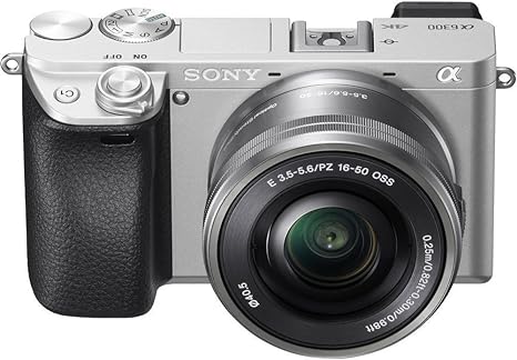 Sony Alpha a6300 Mirrorless Digital Camera with E PZ 16-50mm F3.5-5.6 OSS Power Zoom Lens (Black)